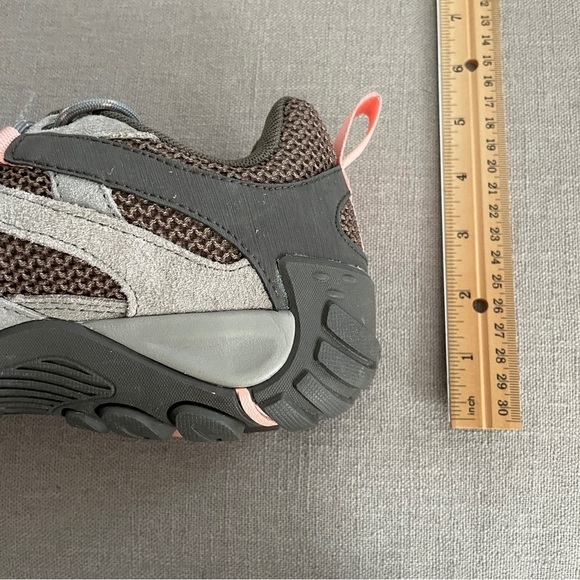 Merrell Alverstone Hiking Shoes Aluminum Grey Pink Low Lace Up Women’s Size 8.5 - Picture 7 of 9